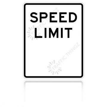 MUTCD R2-1 Speed Limit Sign